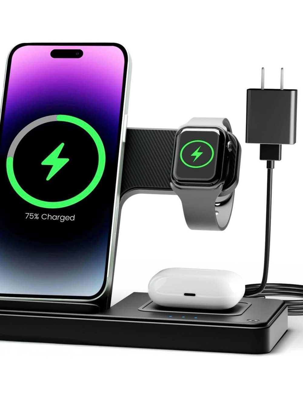 3 in 1 wireless Charging Station, new